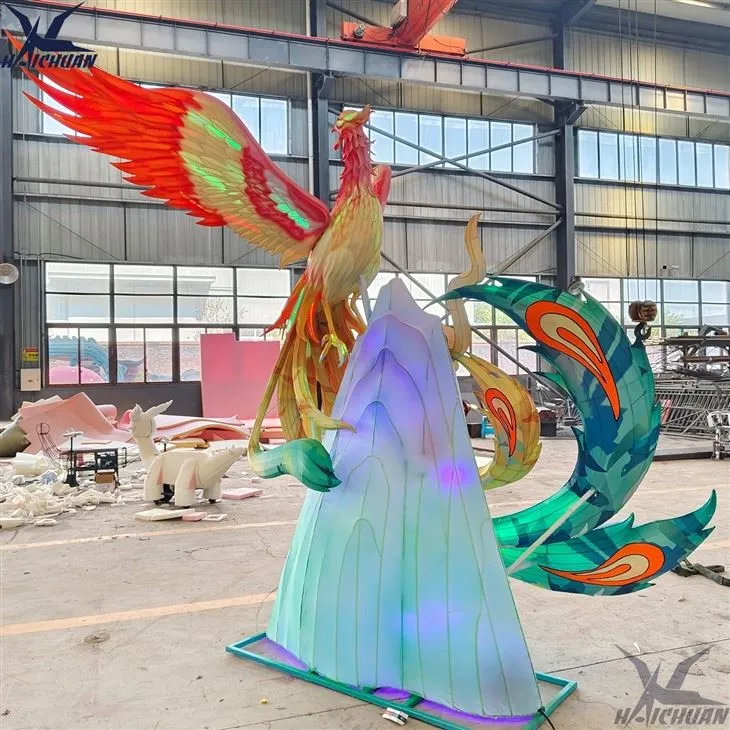 Silk Phoenix Lantern